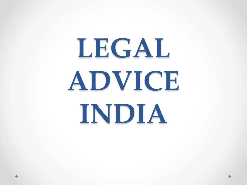 legal advice india