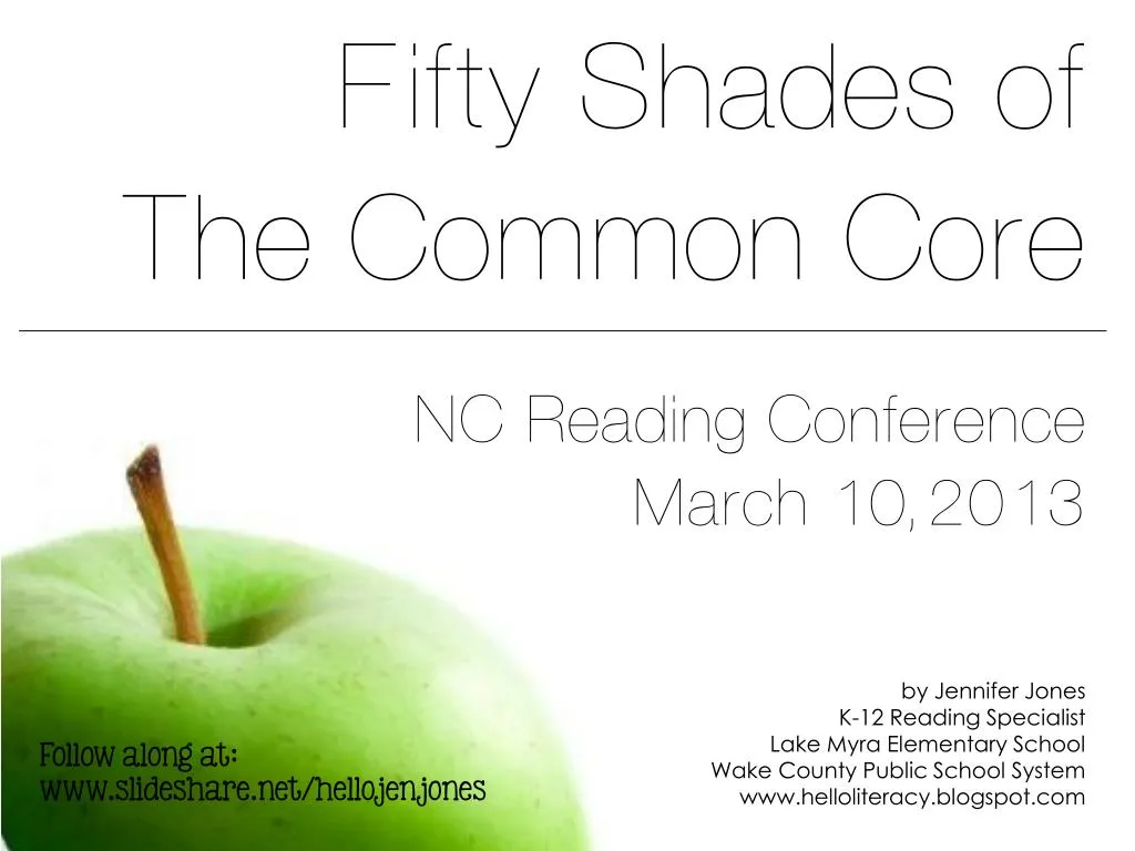 fifty shades of the common core