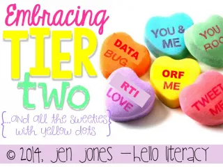 Embracing Tier 2 {...and all the mCLASS sweeties with yellow dots} - slide 1