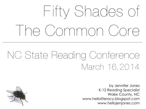 50 Shades of the Common Core for ELA: Critical Thinking for All