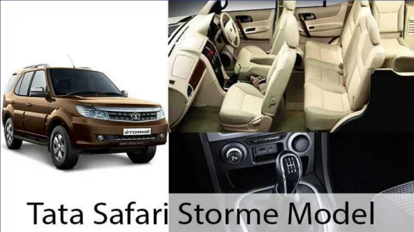 Tata Safari Storme Model