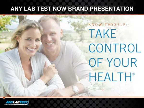 Any lab test now brand presentation