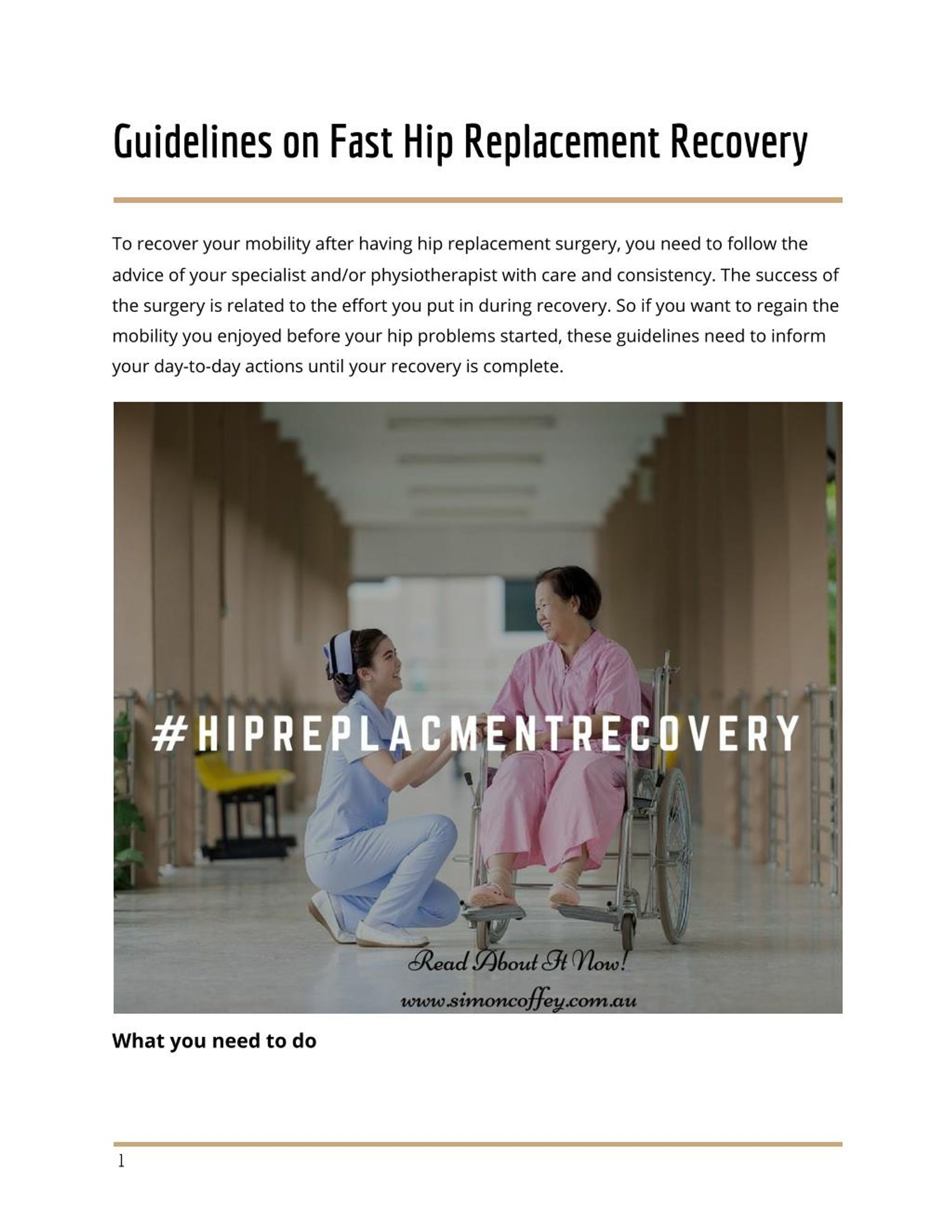 PPT - Guidelines on Fast Hip Replacement Recovery PowerPoint ...