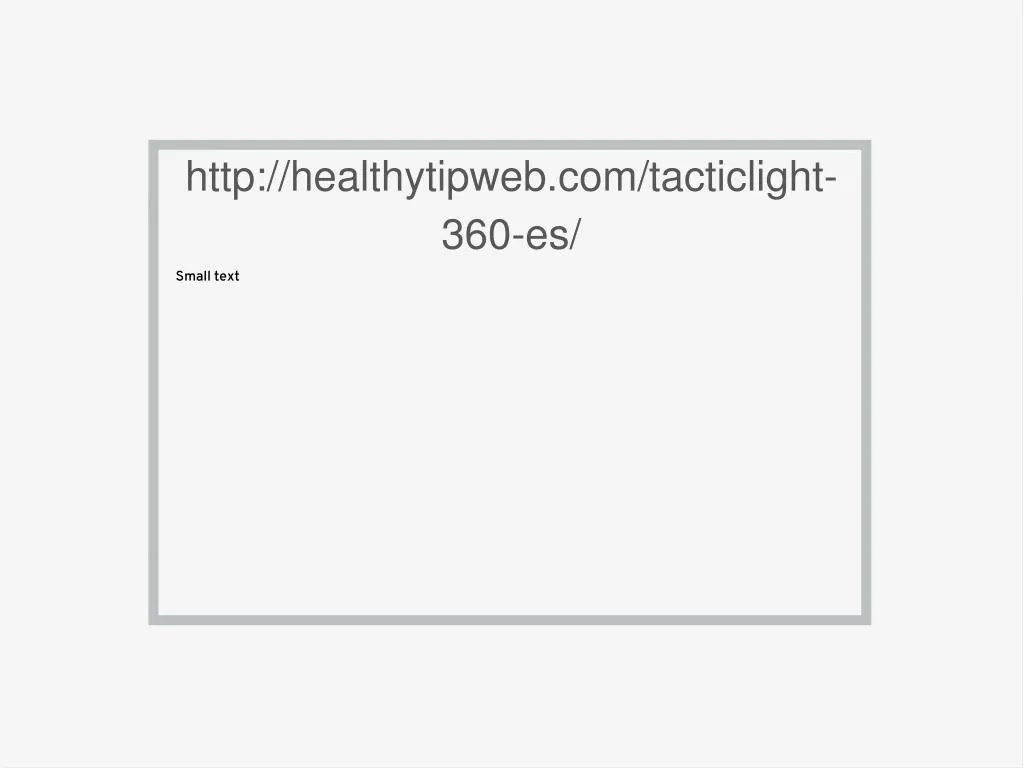 http healthytipweb com tacticlight