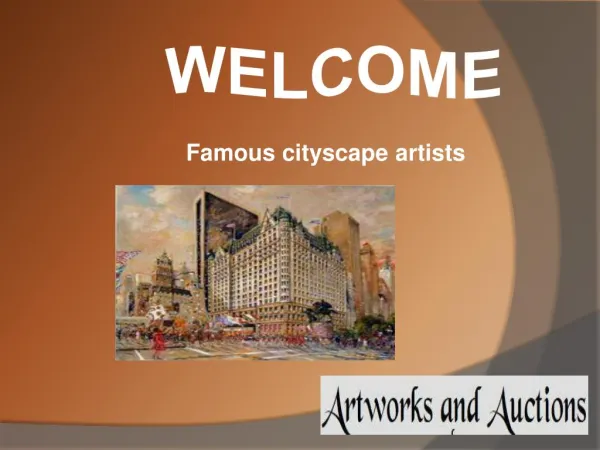 The Famous Cityscape Artists USA