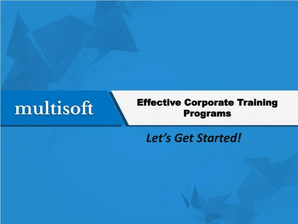 Corporate Training Programs