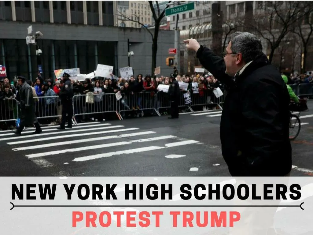 new york high schoolers challenge trump