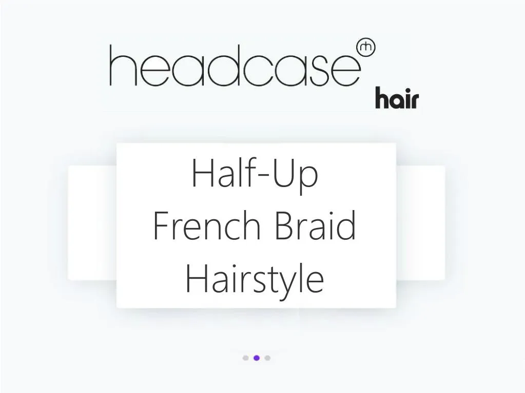 half up french braid hairstyle