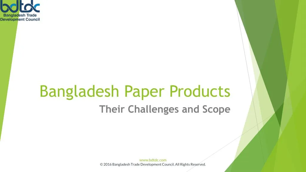 bangladesh paper products