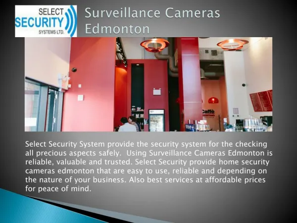 Edmonton Wireless Security System
