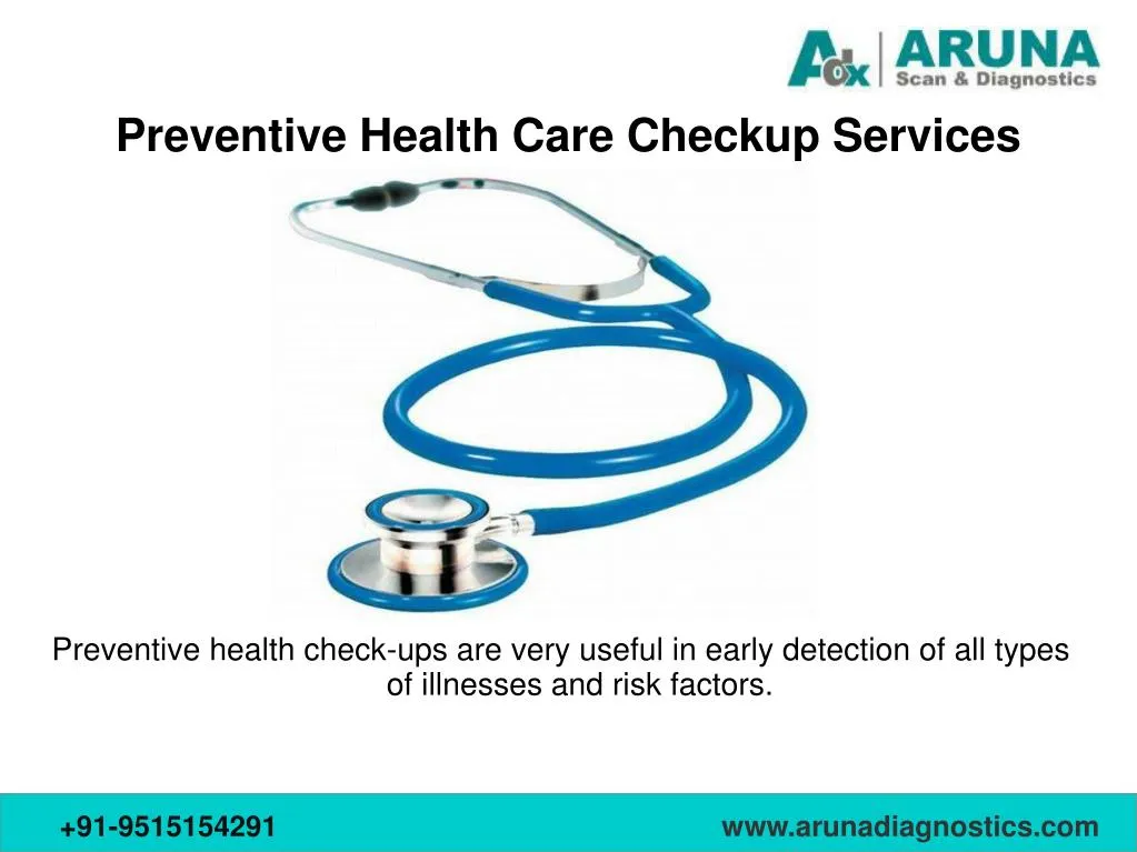 preventive health care checkup services