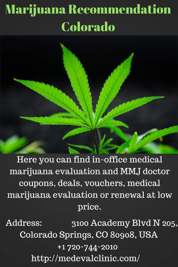 Marijuana Recommendation Colorado