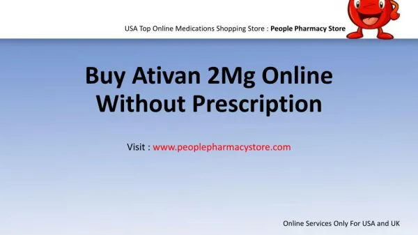 Buy Ativan 2Mg Online Without Prescription