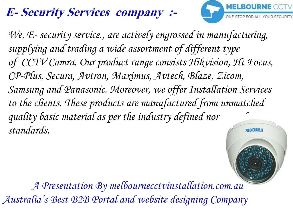 e security services company