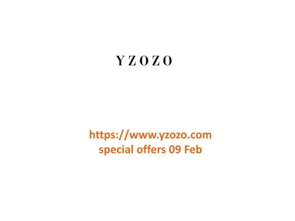 www.yzozo.com special offers 09 Feb