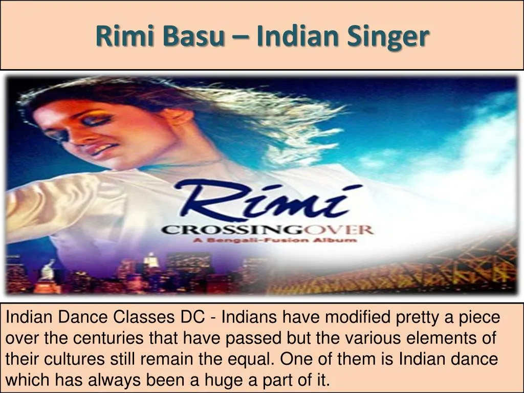 rimi basu indian singer