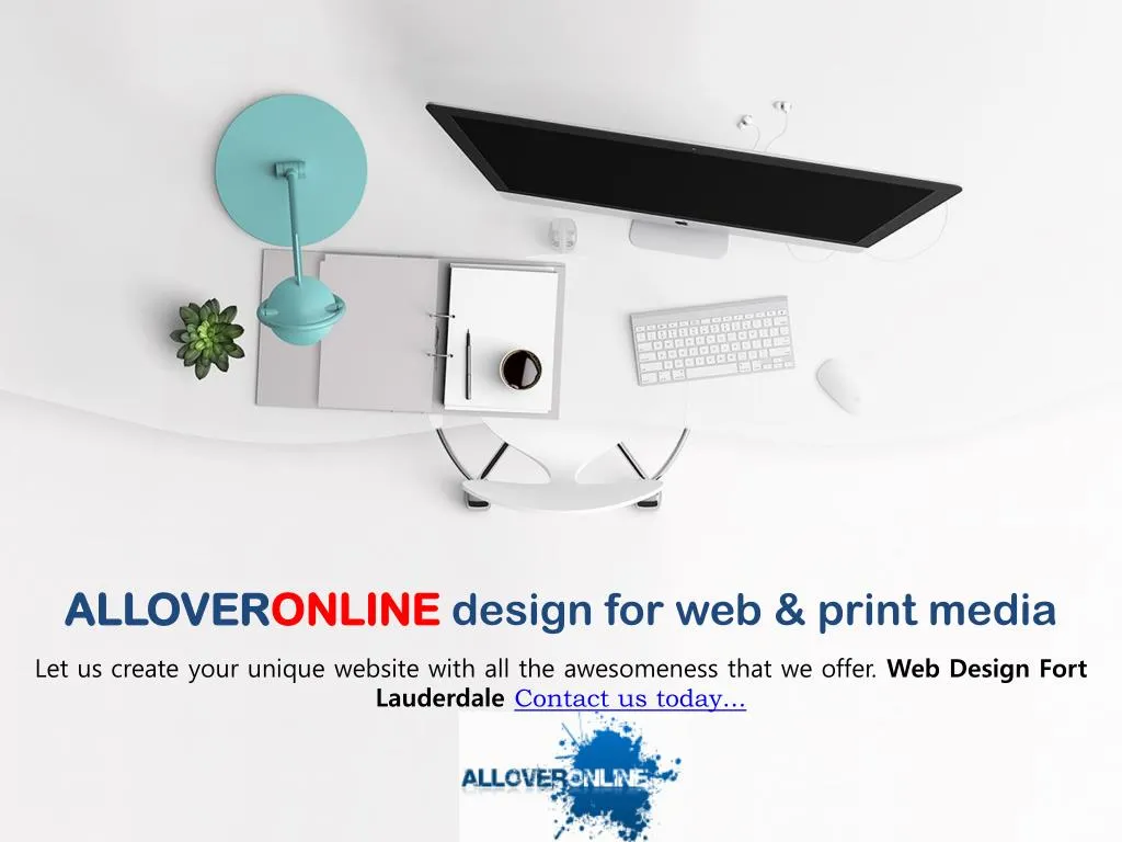 allover online design for web print media