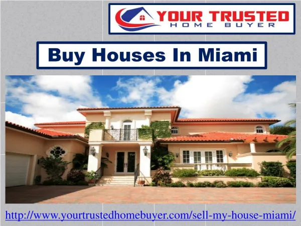 Buy Houses In Miami