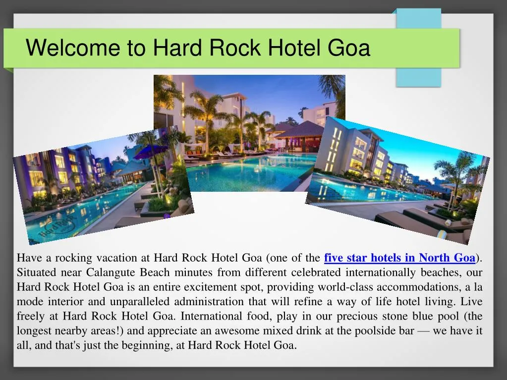 welcome to hard rock hotel goa