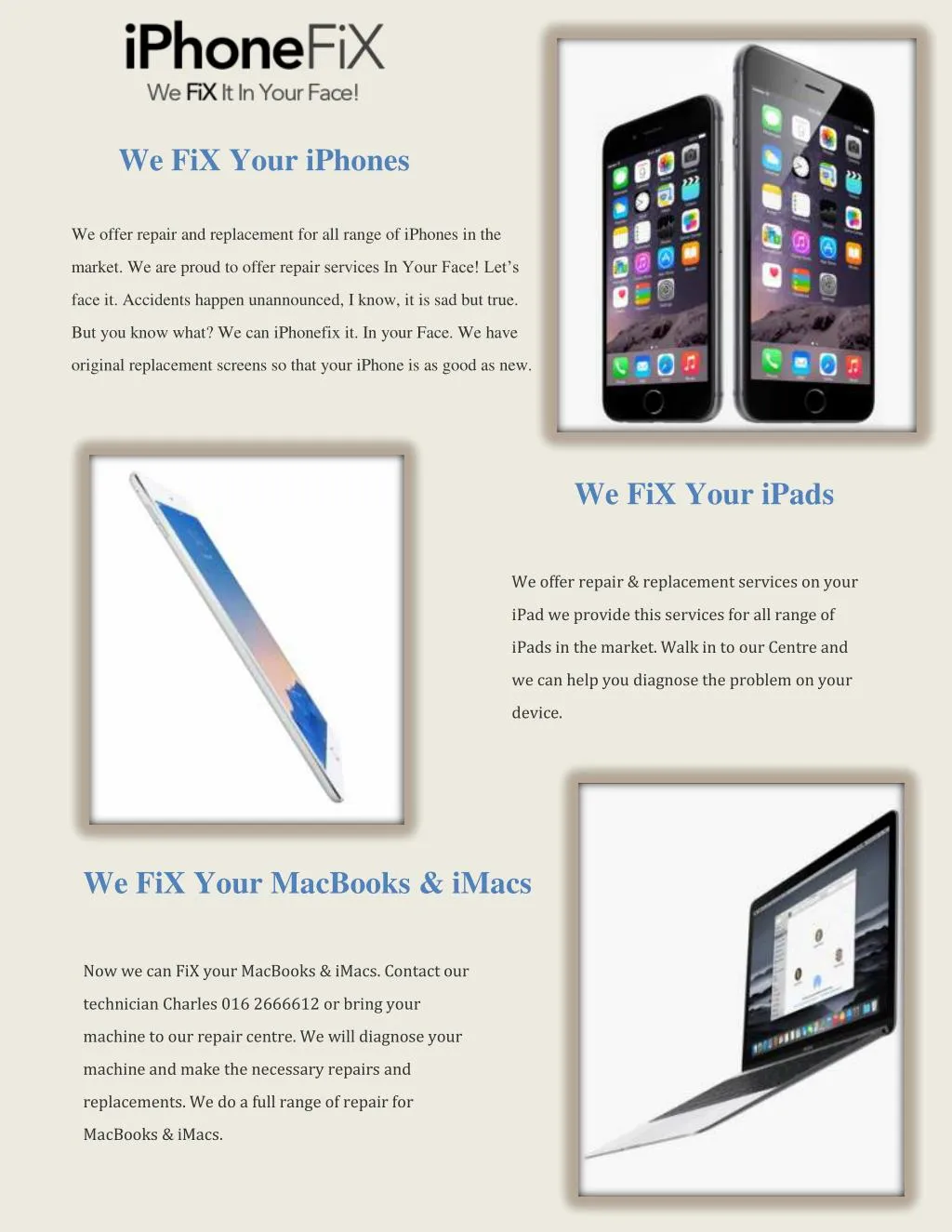 we fix your iphones