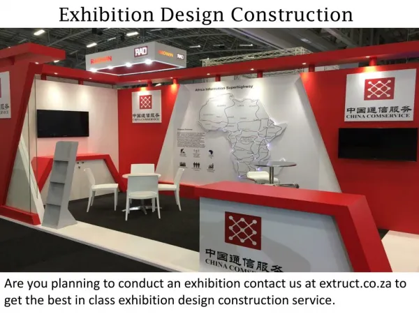 Exhibition Design Construction - extruct.co.za