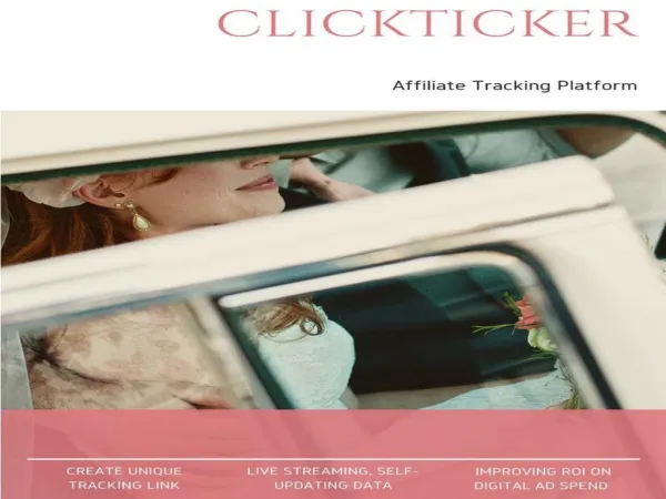 Clickticker-Online Analytics Platform-Affiliate Tracking Platform
