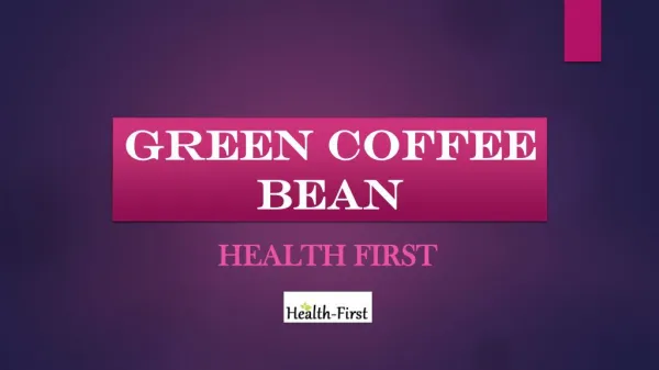 Green Coffee Bean Natural Health Supplement Online