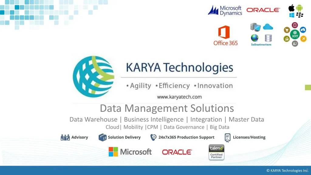data management solutions data warehouse business