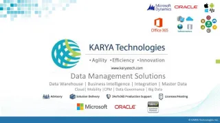 KARYA Technologies - Data Management Services - slide 1