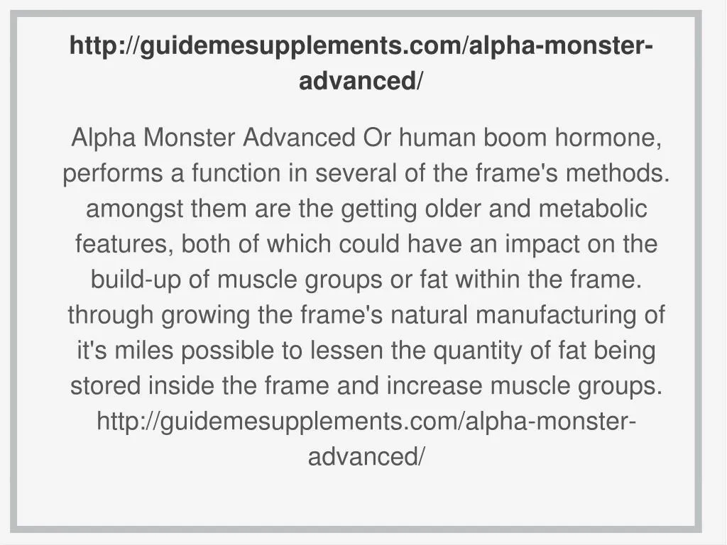 http guidemesupplements com alpha monster