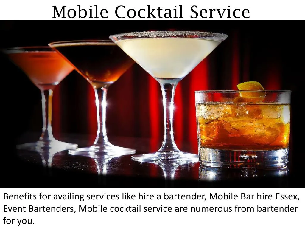 mobile cocktail service