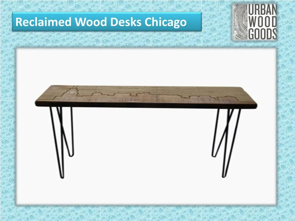 reclaimed wood desks chicago