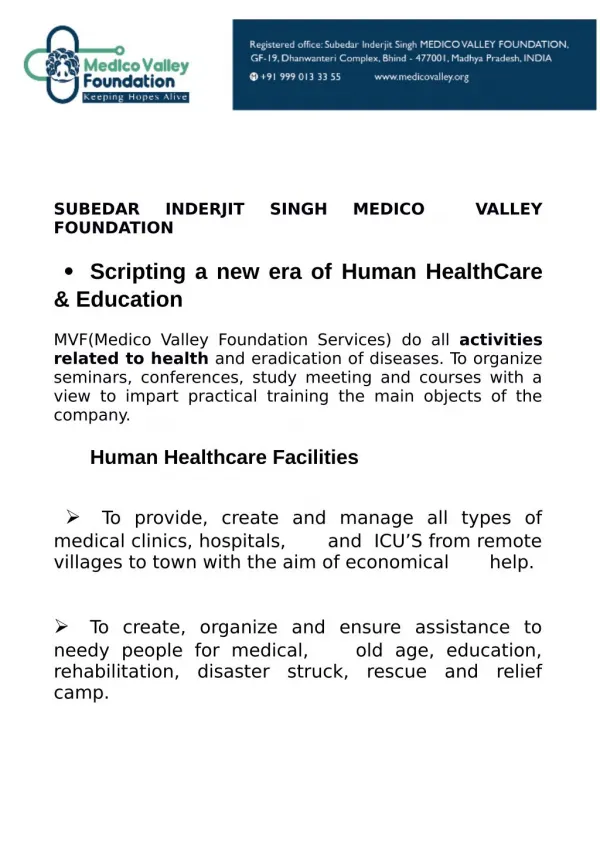 Medico valley Foundation