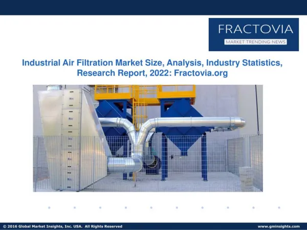 U.S. Industrial Air Filtration Market size to exceed $1.3bn by 2022