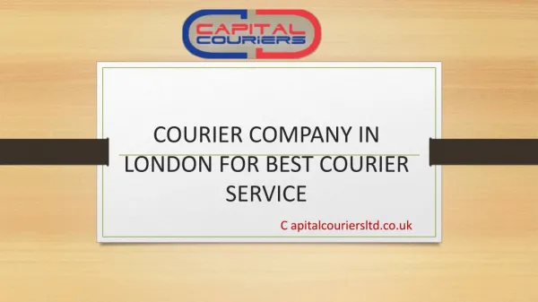 Capital Couriers
