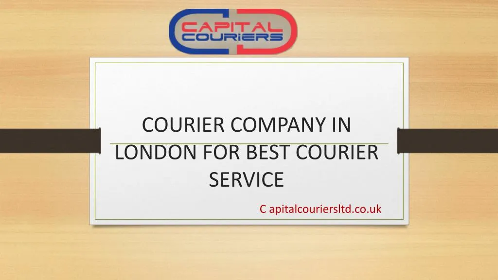 courier company in london for best courier service