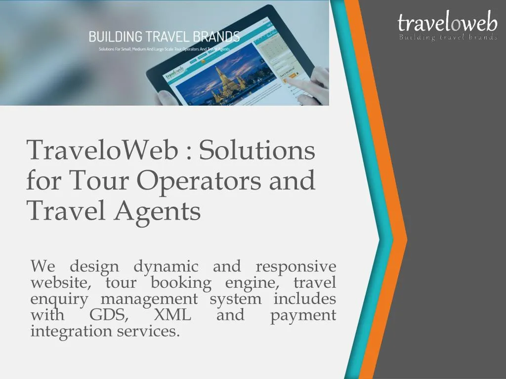 traveloweb solutions for tour operators and travel agents