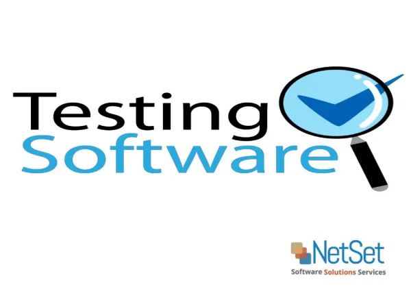 Software Testing Services Company India - NetSet Software