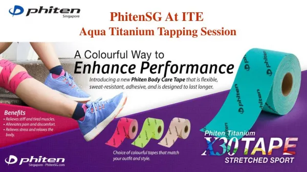 Aqua-Titanium Tapping Session with ITE Students | Phiten