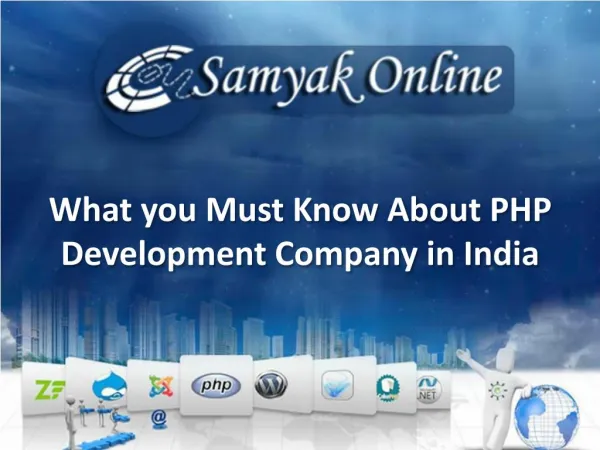 What You Must Know About PHP Development Company in India