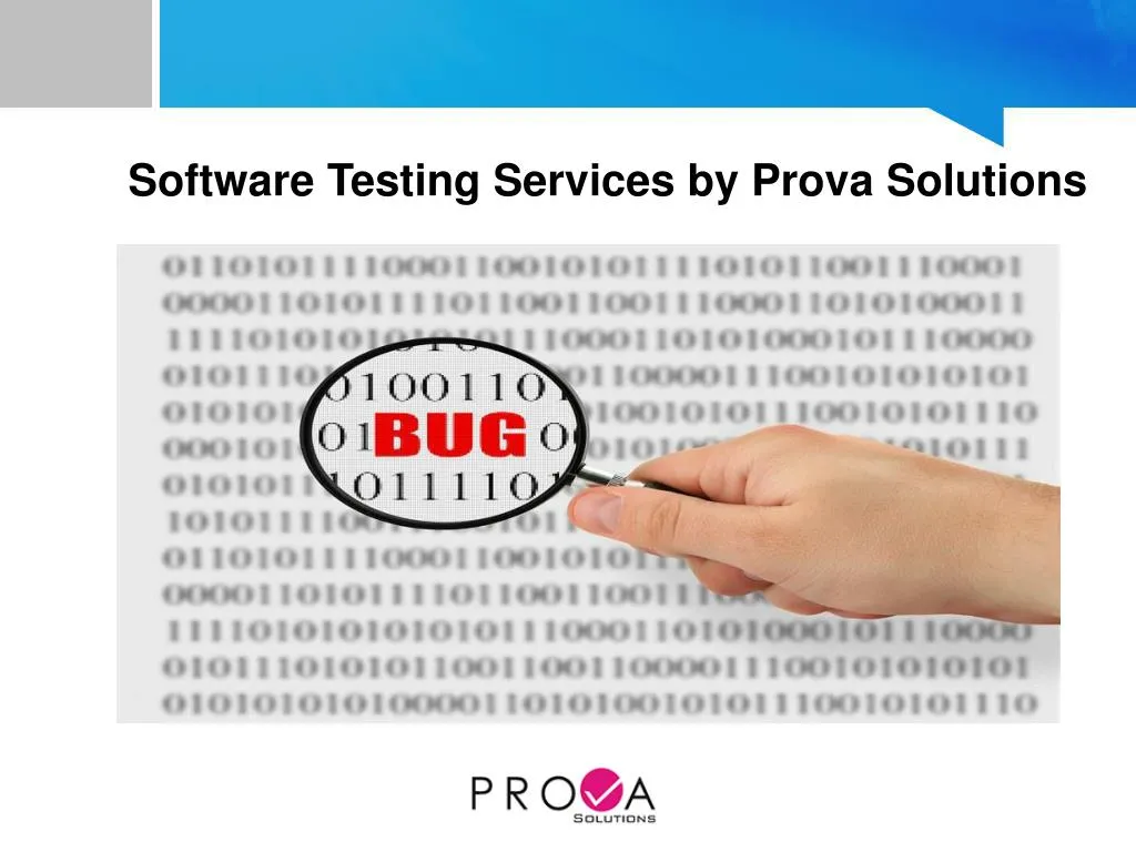 software testing services by prova solutions