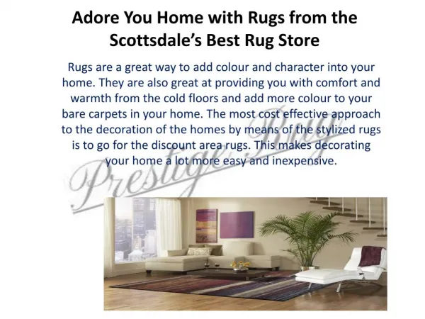 Adore You Home with Rugs from the Scottsdale’s Best Rug Store