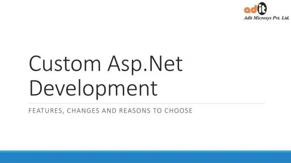 What Is The Need Dynamic Compilation In Asp.Net Development