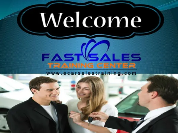 Auto Sales Training Books