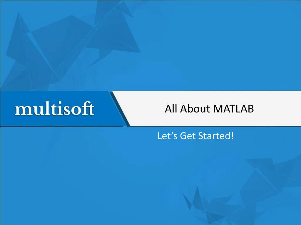 all about matlab