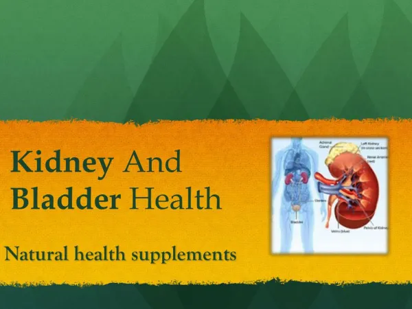 tasmanhealth.co.nz | Nature's Way Kidney Bladder