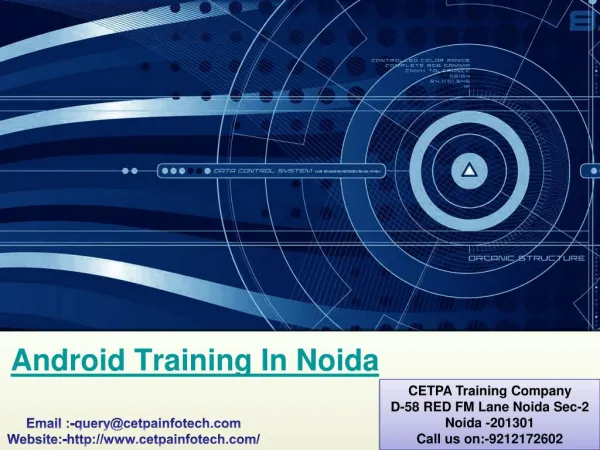 Android Training In Noida