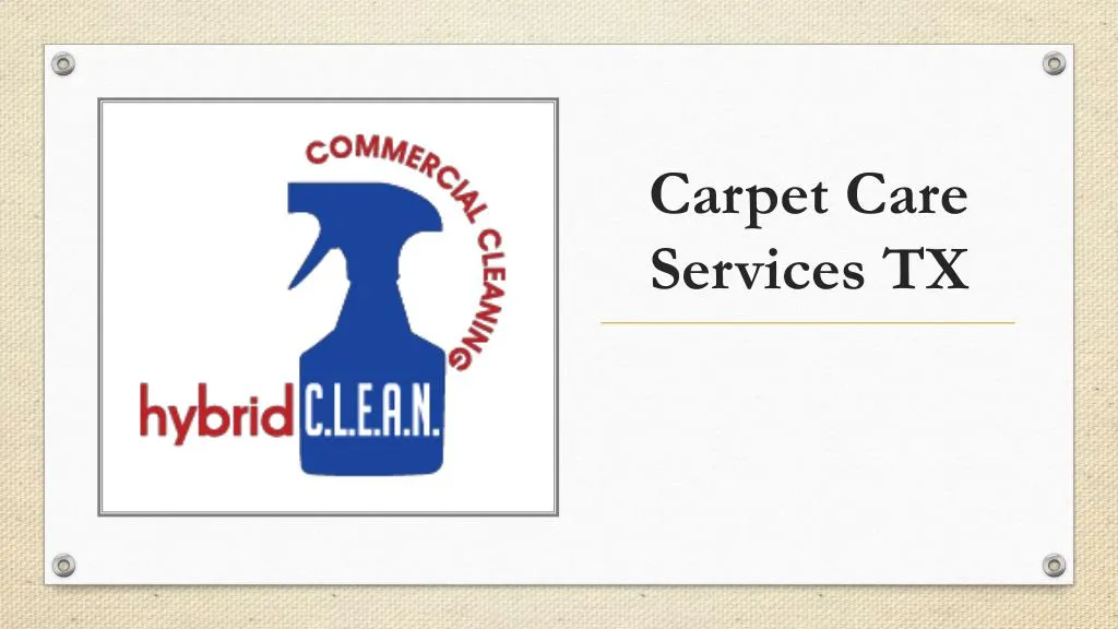 carpet care services tx