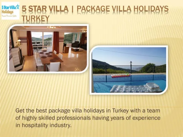 Villas in Bulgaria - 5 Star Villa Holidays