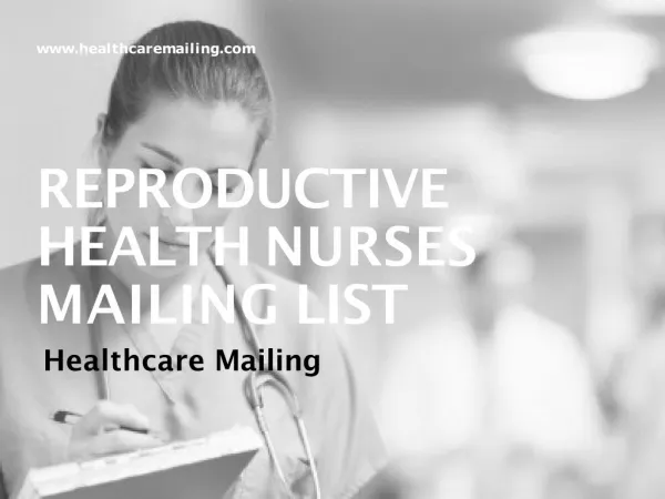 Reproductive Health Nurses Mailing Lists